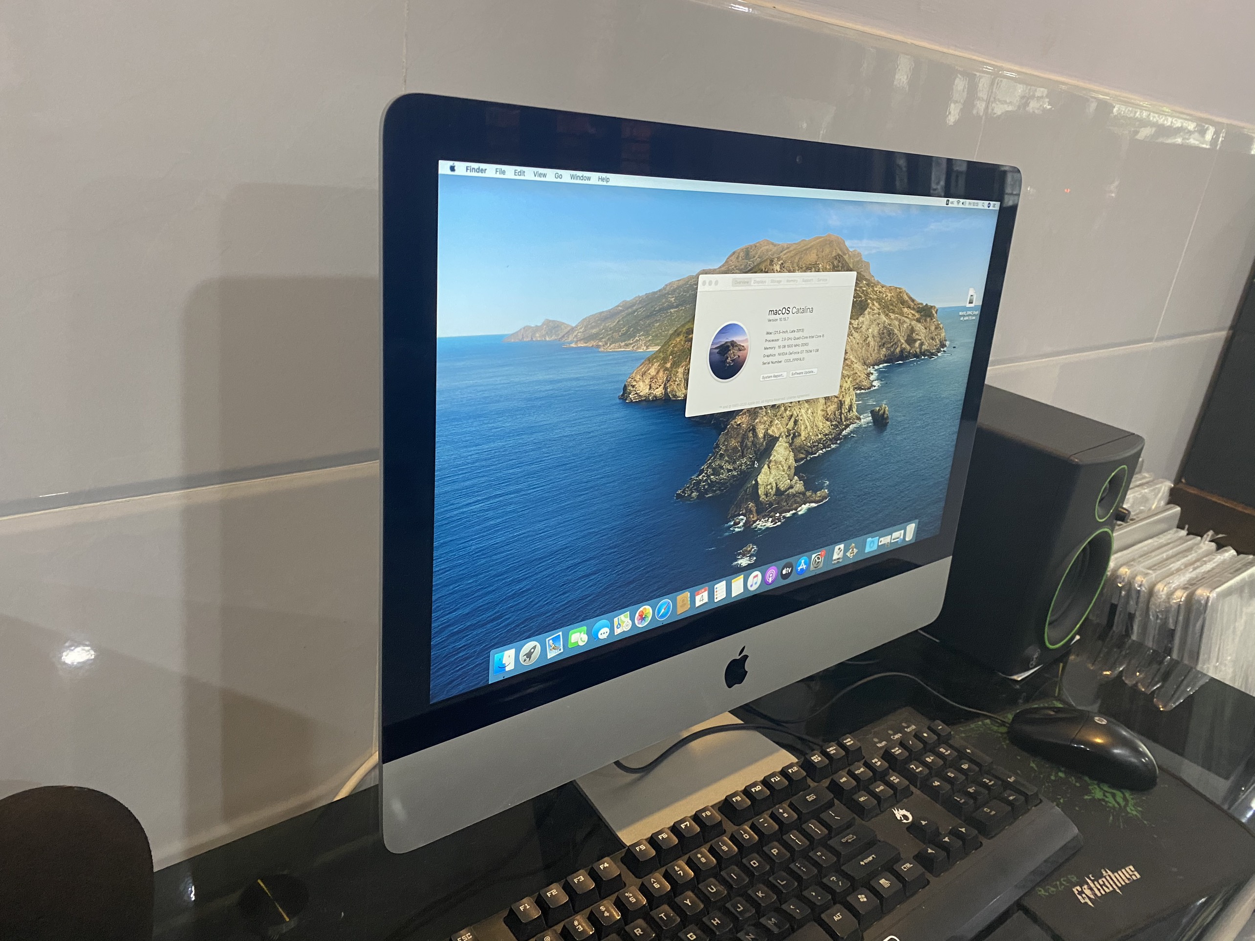 iMac ME087 2013 i5 2.9Ghz/ RAM 16GB/ SSD120GB/ 21.5 INCH FHD